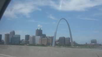 Views as we passed St. Louis